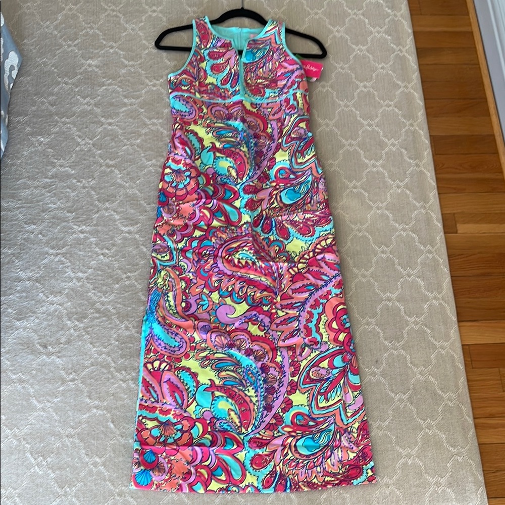 Lilly Pulitzer Multicolor Sleeveless Girls’ Maxi Dress